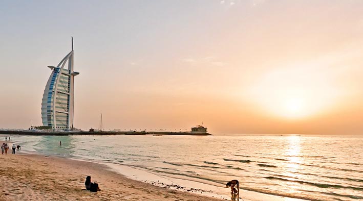 Show&nbsp;Jumeirah Beach Sunset - Dubai&nbsp;- 360&deg; Panorama Photo