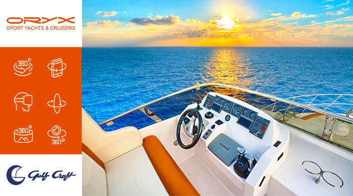 ORYX 40 Fly Yacht 360 VR - Dubai - 360 Virtual Tour