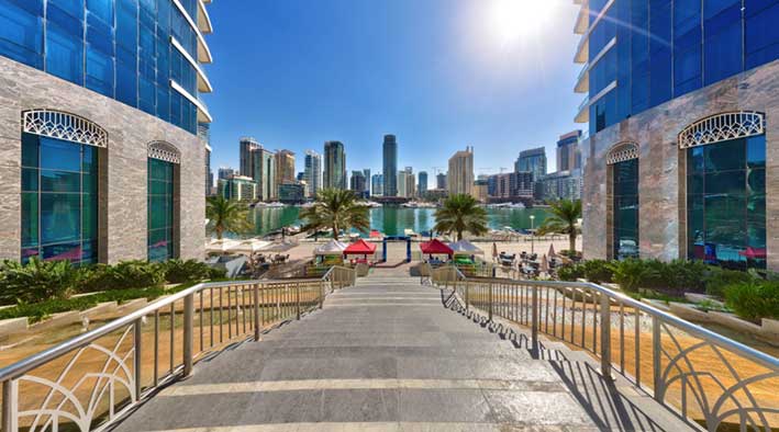 Aurora Tower apartment - Marina Promenade -Dubai