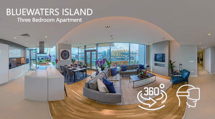 Bluewaters Island Apartment - 360 Virtual Reality Tour - Dubai