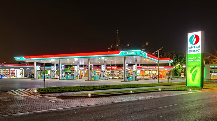 ENOC Green Petrol Station 360 virtual reality tour Dubai